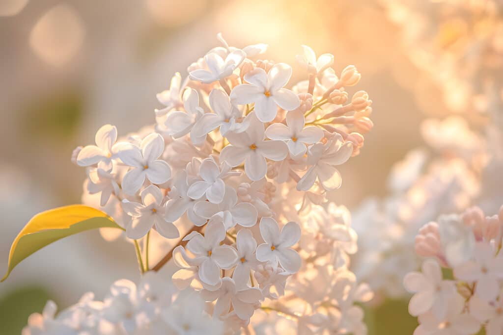 Lilas des Indes blanc